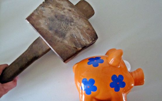 Smashing a Piggy Bank